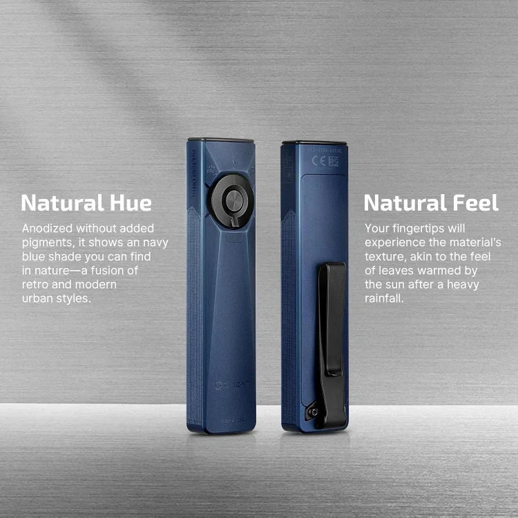 OLIGHT ARKFELDULTRA3RNBCW Arkfeld Ultra 3-in-1 EDC Flashlight with O-aluminum Material  Color - Navy Blue NW(4000K~5000K)