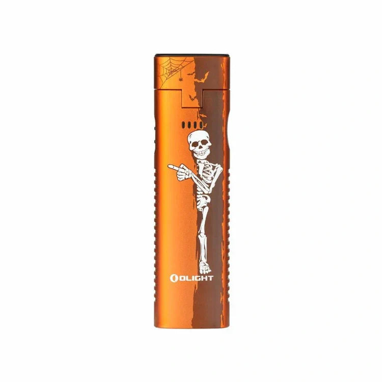 OLIGHT ARKFLEXOGSK Arkflex Adjustable Right Angle Flashlight - Orange Skeleton