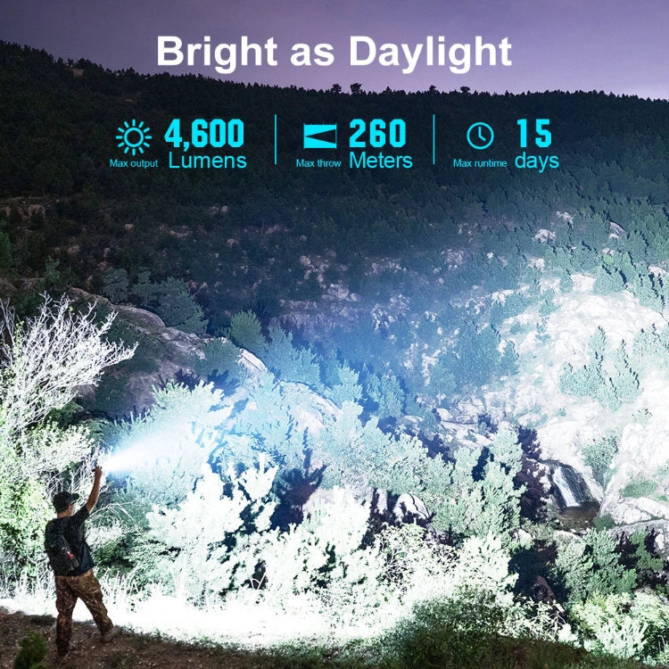 OLIGHT SEEKER4PROWH Seeker 4 Pro High Power Flashlight - White CW(5700~7000K)