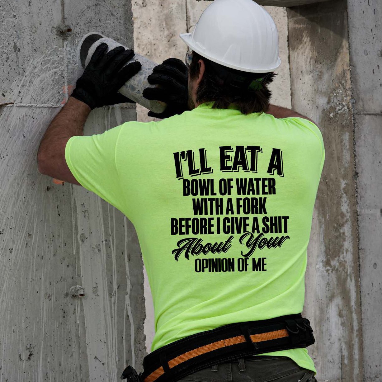 Opinion Of Me - Safety Hi-Vis T-Shirt